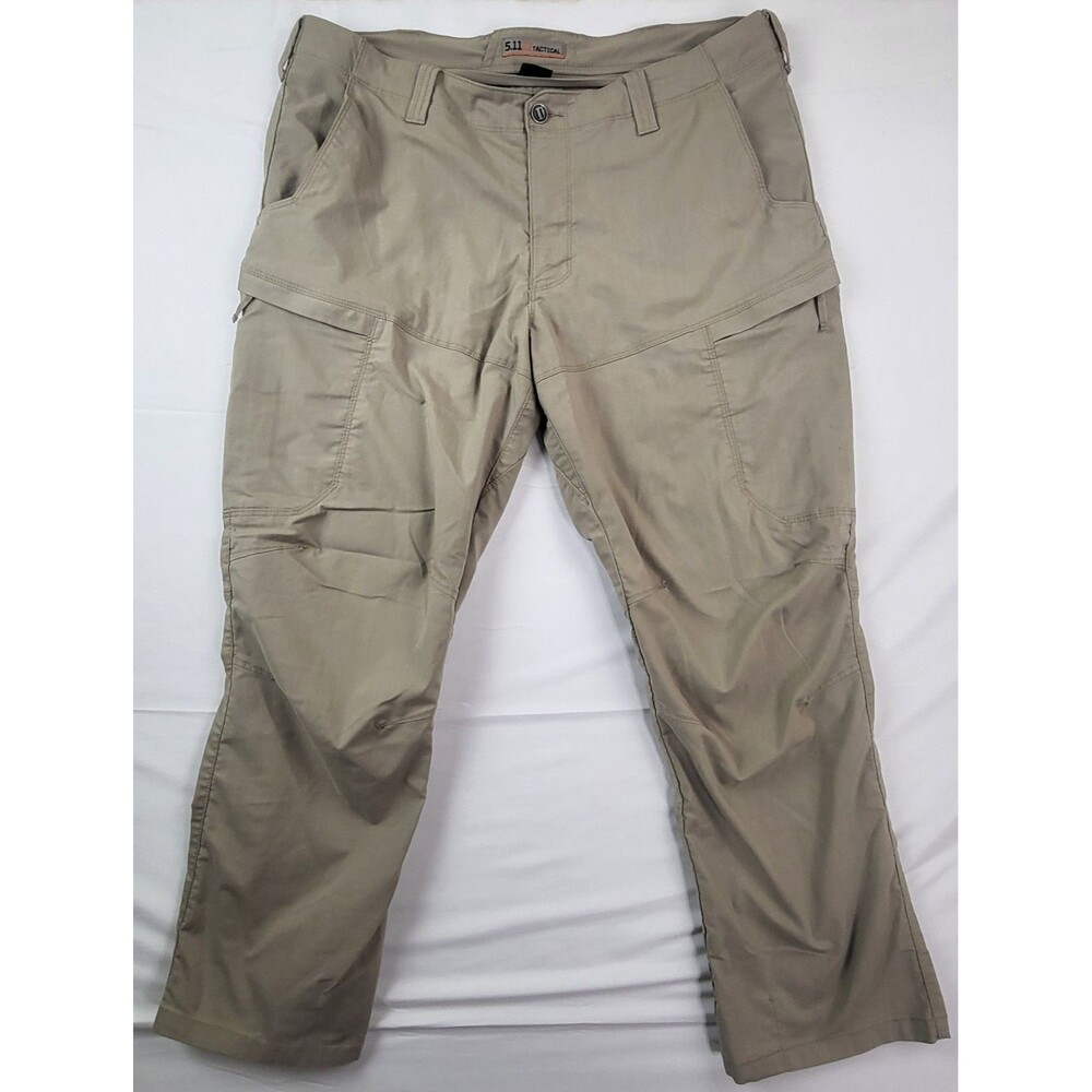 511 Tactical Pants Mens 40x30 Tan Khaki Apex Cargo Active Duty Taclite Ripstop